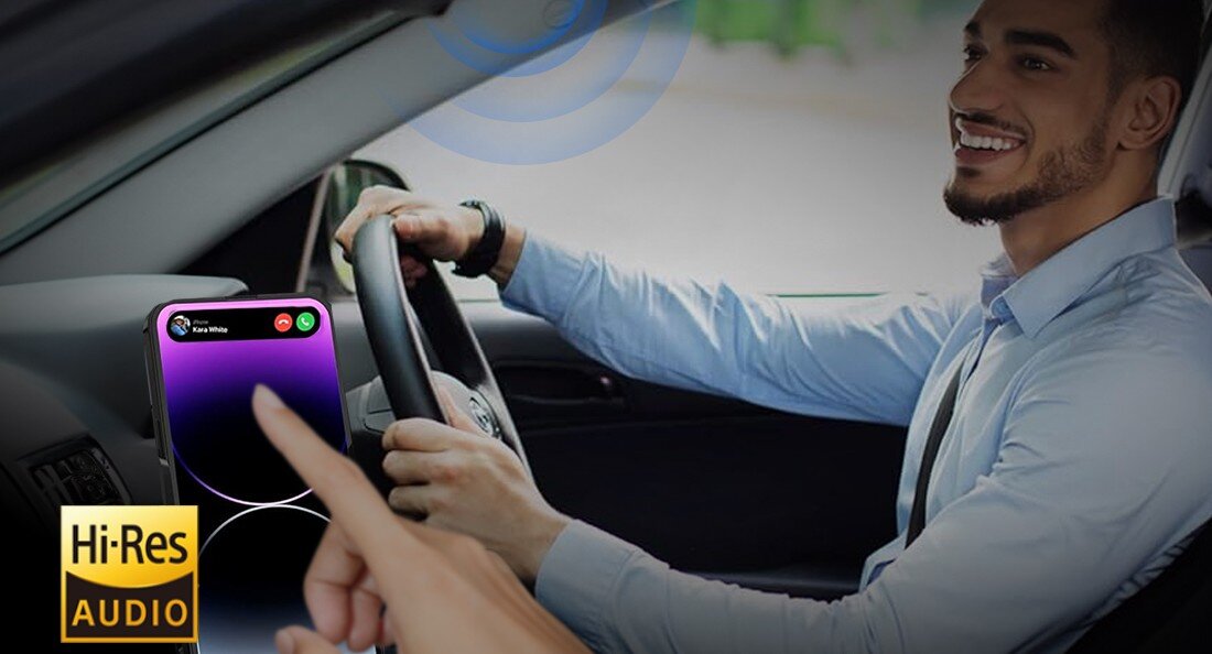 Mikrofon VORDON HT-20 złącze 3,5 mm kompatybilność radio samochodowe jakość dźwięku, osoba prowadząca samochód