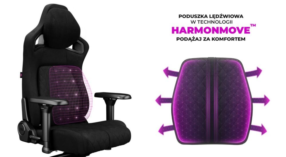 Fotel YUMISU 2055 Magnetic harmonmove poduszka ruchy przeguby konfiguracja