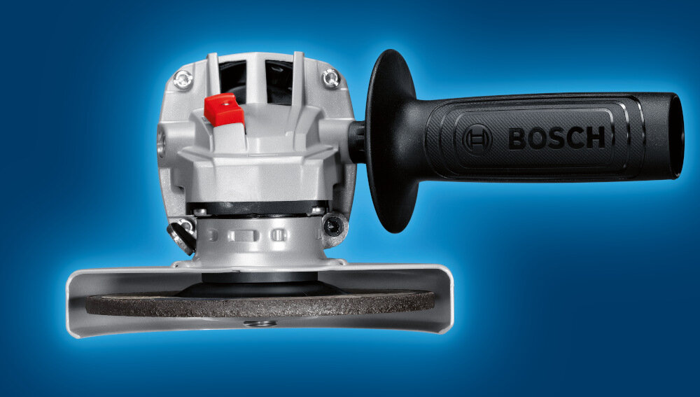 Szlifierka kątowa BOSCH Professional GWS 9-125S + tarcza X-Lock do pracy w metalu i kamieniu do szlifowania wygladzania uuwania regulacja predkosci obrotowej w zakresie od 2800 do 11000 obrotow na minute