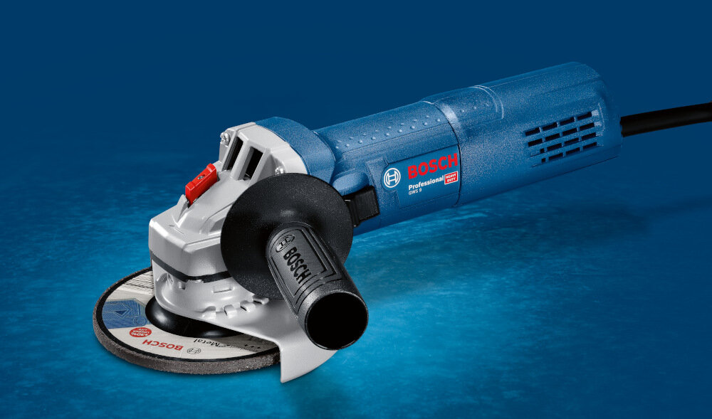 Szlifierka kątowa BOSCH Professional GWS 9-125S + tarcza X-Lock otwory wentylacyjne konstrukcja labiryntowa silnik skuteczniechlodzony ochrona przed gromadzeniem sie pylu wydluzona zywotnosc