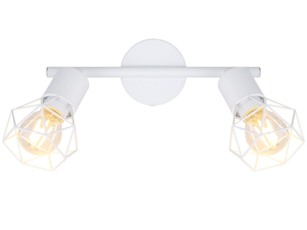 Lampa sufitowa GLOBO Xara I 54802W-2 Biały abażury w kształcie rombu, 2 x E14 40 W