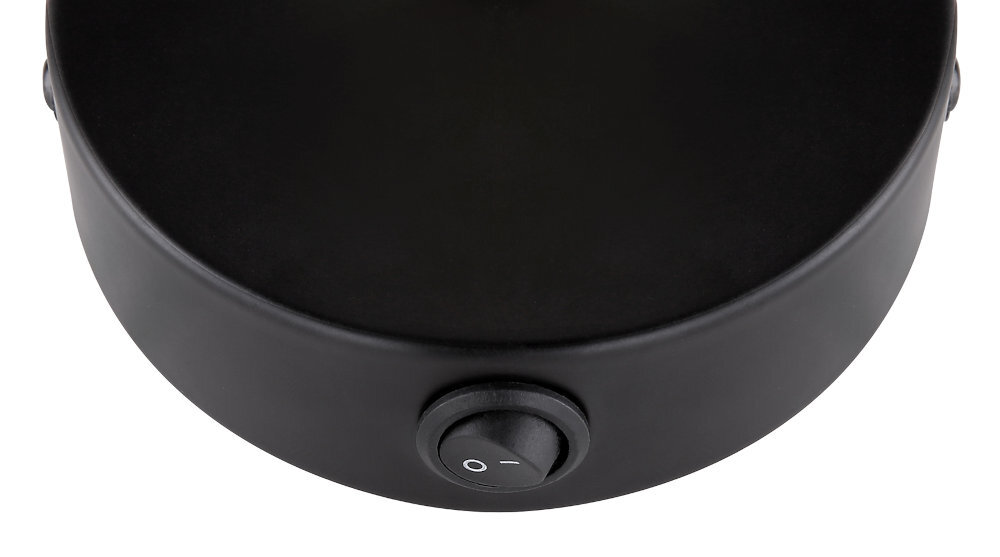 Kinkiet GLOBO Priska włącznik na ścianie sypialni salonu