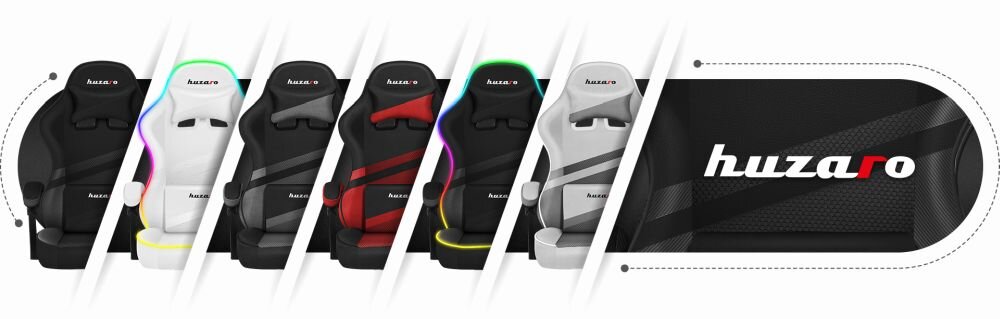 Fotel HUZARO Force 4.4 Komfort wygoda regulacja podłokietniki poduszki sesje wielogodzinne kółka obciążenie mechanizm