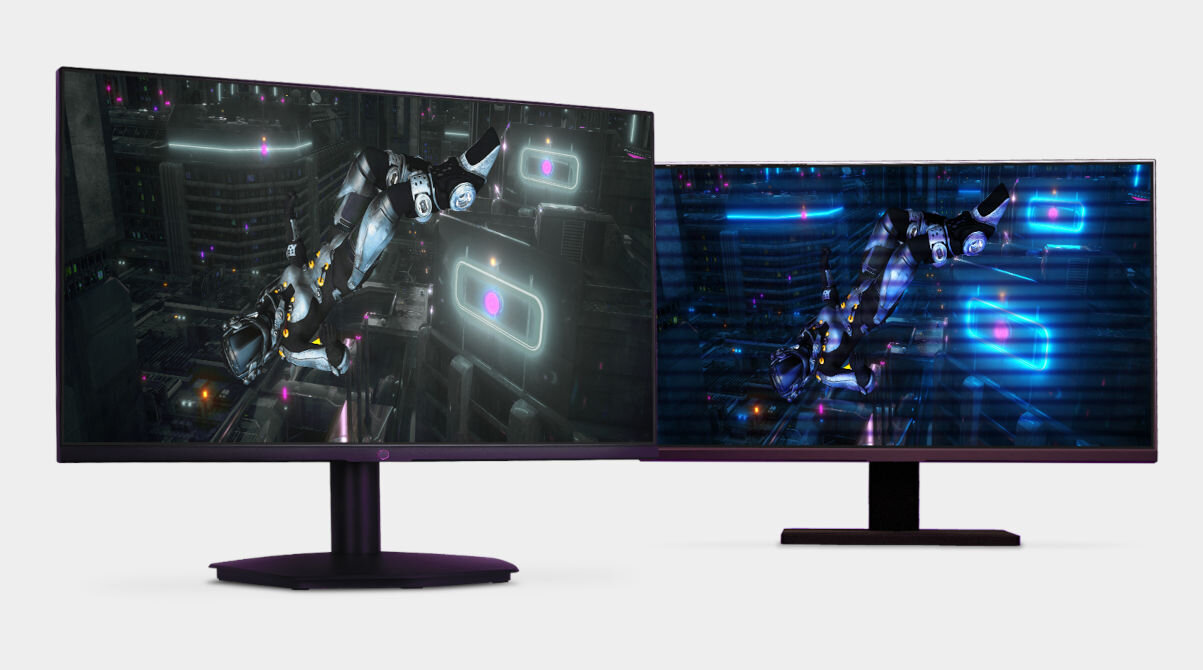 Monitor COOLER MASTER GM238-FFS 23.8 1920x1080px IPS 144Hz 0.5 ms zaprojektowany z myślą o wygodzie użytkowania Low Blue Light