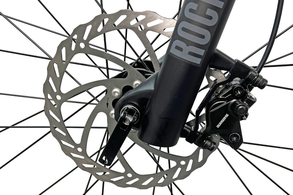 Rower górski MTB INDIANA X-Pulser 6.9 M21 29 cali męski Czarno-brązowy podstawa bezpieczenstwa kazdego rowerzysty hamulce tarczowe hydrauliczne SHIMANO Acera duza sila hamowania na kazde warunki pogodowe i na kazda trase plyn hamulcowy precyzyjne okreslenie mocy hamowania odblaski lepiej widoczny na drodze