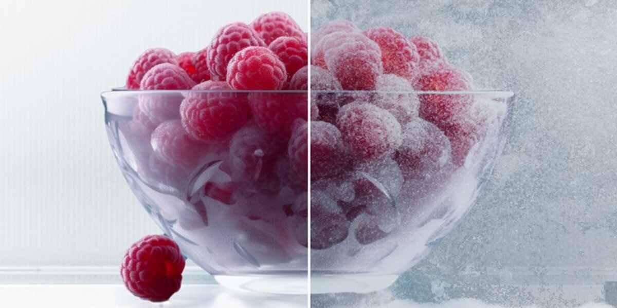 LODÓWKA MIDEA MDRB424FGE01I Technologia No Frost zapobiega szronowi i zapewnia dłuższą świeżość produktów