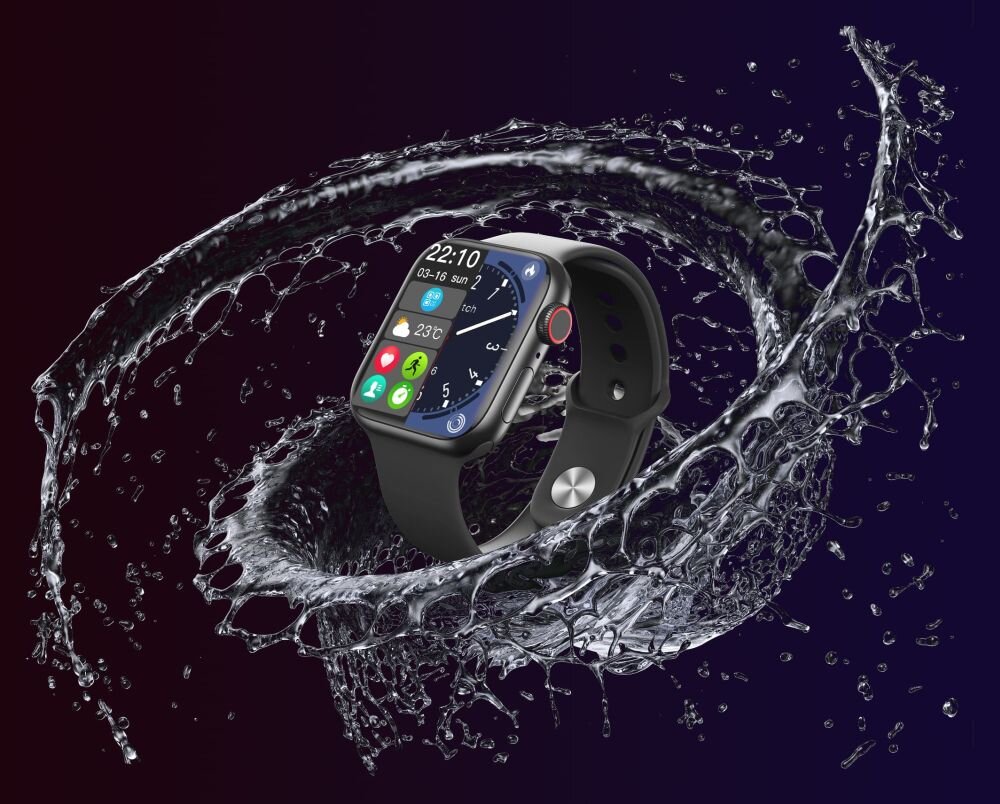 Smartwatch KIANO Watch Active 2 ekran bateria czujniki zdrowie sport pasek ładowanie pojemność rozdzielczość łączność sterowanie krew puls rozmowy smartfon aplikacja