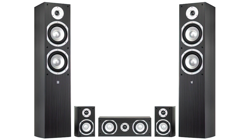Amplituner DENON S670H - kolumny akustyka