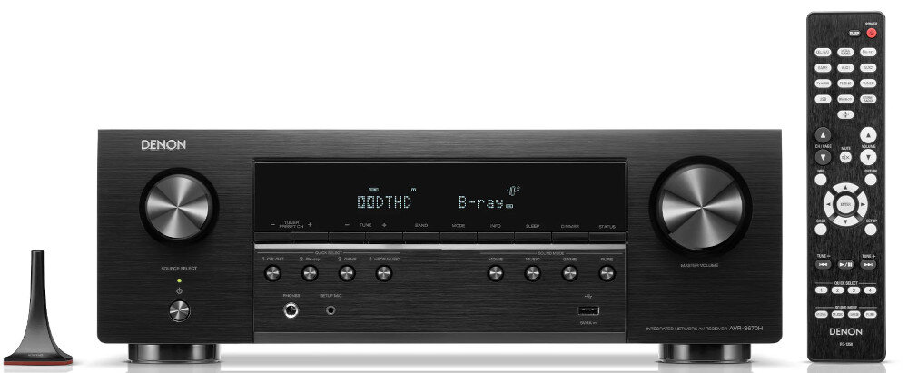 Amplituner DENON S670H - akustyka