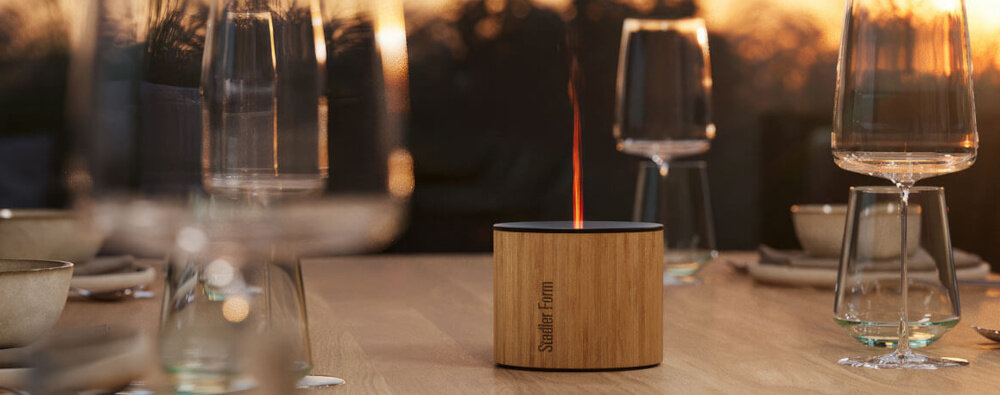 Aromatyzer STADLER FORM Nora Bambusowy efekt plomienia