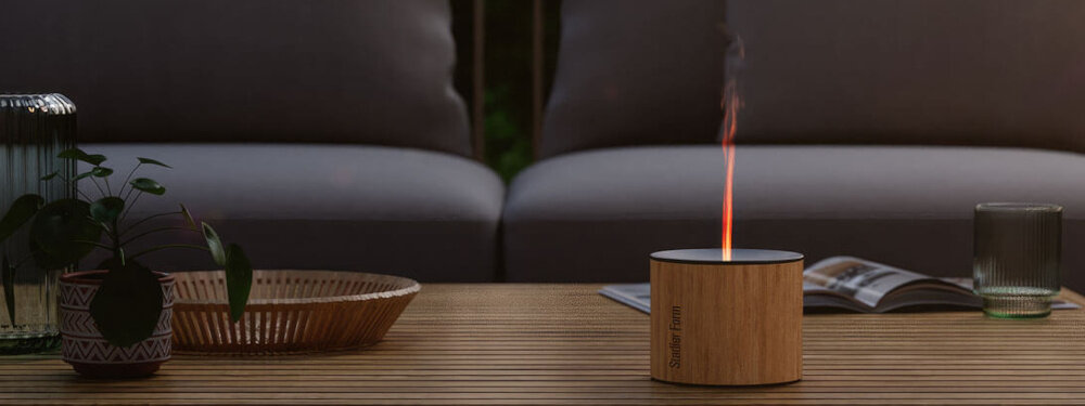 Aromatyzer STADLER FORM Nora Bambusowy do wewnatrz i na zewnatrz