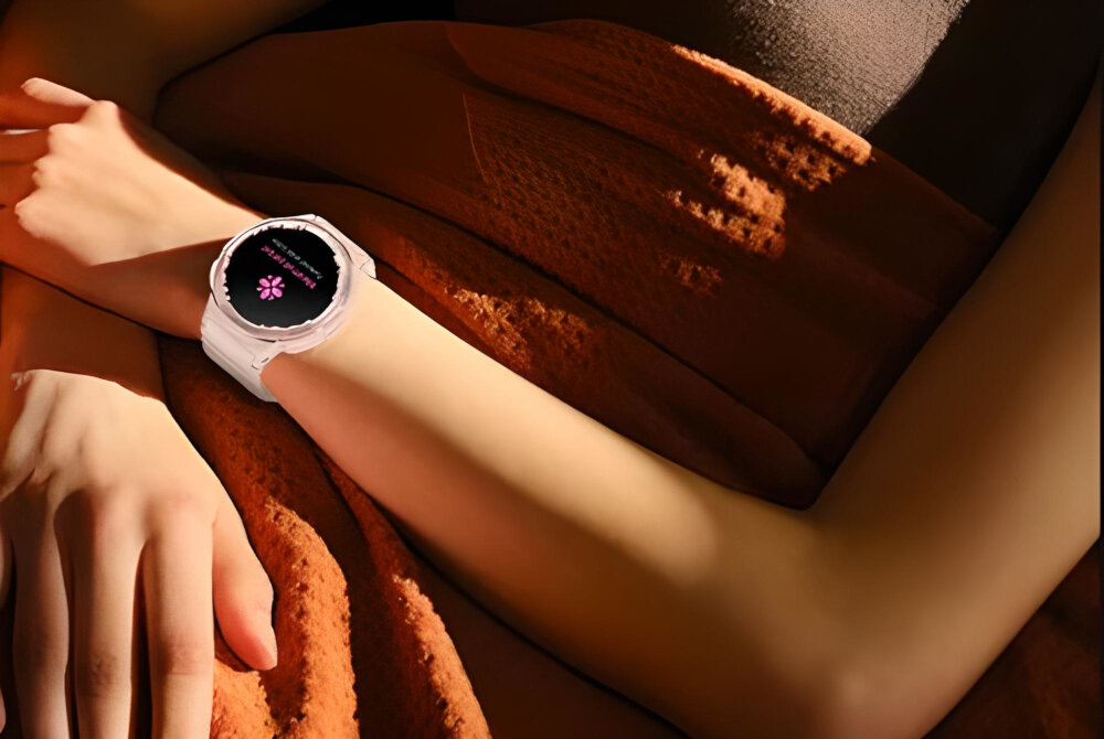 Smartwatch KUMI K6 Różowy fukcja SOSdedykowany przycisk automatyczne wybranie numeru alarmowego