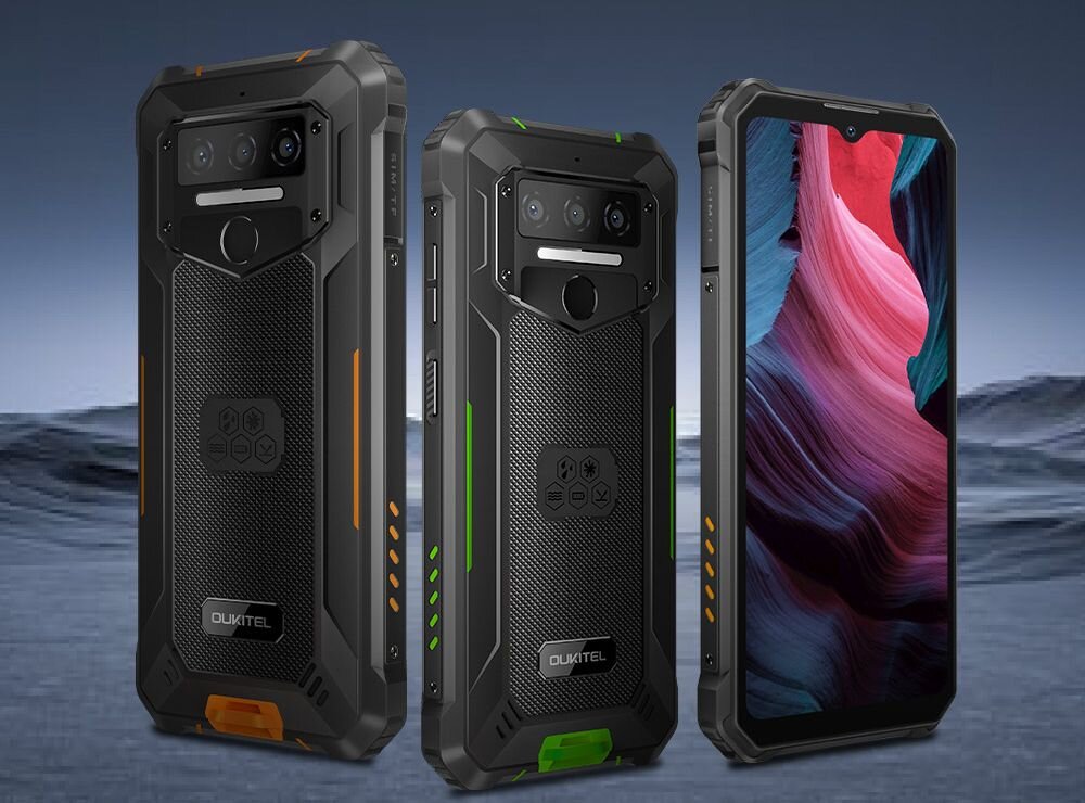Smartfon OUKITEL WP23 Pro ekran bateria aparat procesor ram pamięć pojemność rozdzielczość zdjęcia filmy opis dane cechy blokady system łączność wifi bluetooth obudowa szkło odporność porty muzyka transfer sieć przekątna matryca waga czujniki oled amoled ips