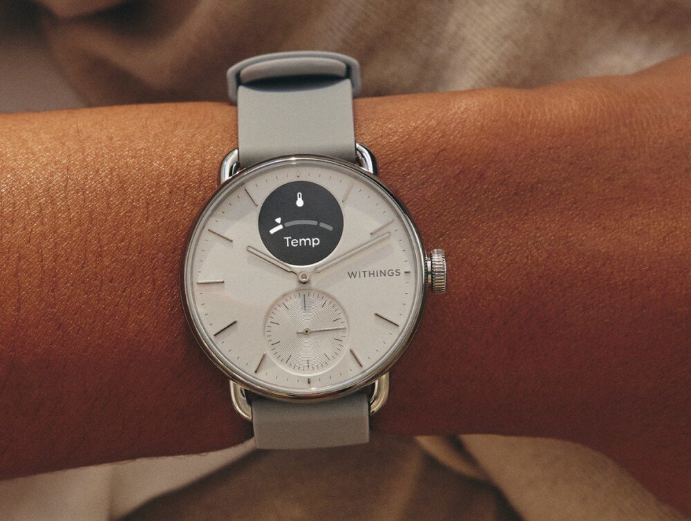 Smartwatch WITHINGS ScanWatch 2 stan zdrowie jakość sen
