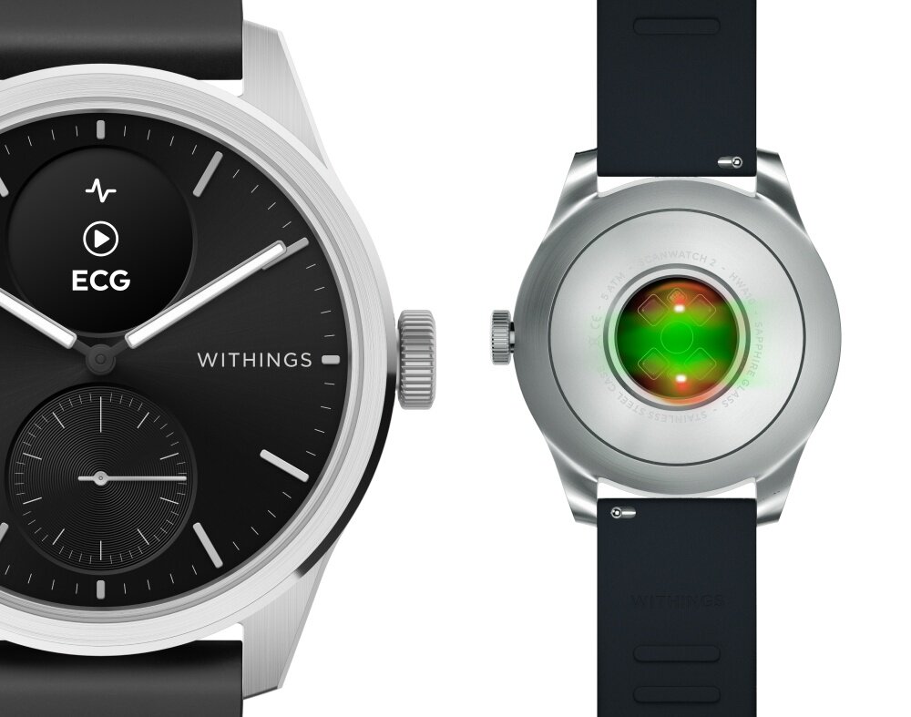 Smartwatch WITHINGS ScanWatch 2 bateria