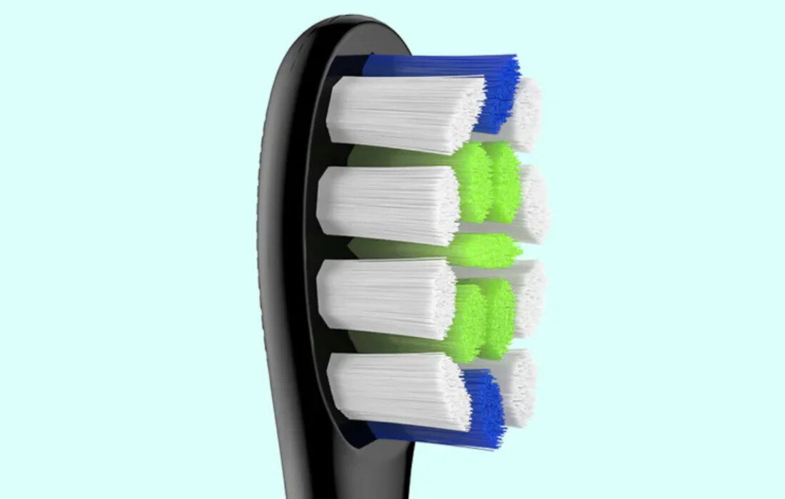 Oryginalna końcówka szczoteczki OCLEAN Professional Clean Czarny  (2 szt.) Wygodna wymiana zajmuje zaledwie chwilę skuteczność działania
