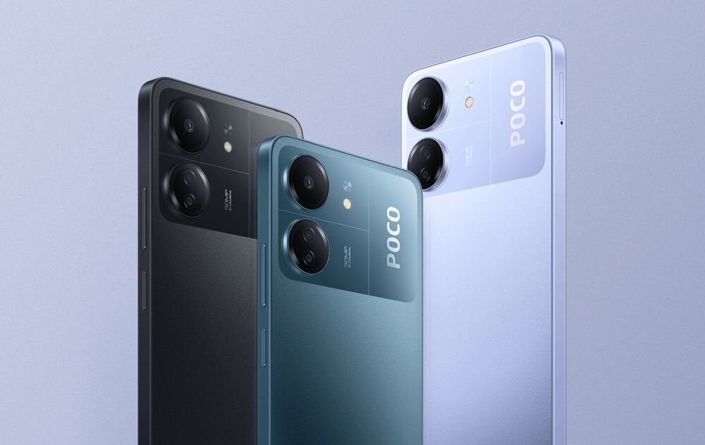Smartfon XIAOMI Poco C65 ekran bateria aparat procesor ram pamięć pojemność rozdzielczość zdjęcia filmy opis dane cechy blokady system łączność wifi bluetooth obudowa szkło odporność porty muzyka transfer sieć przekątna matryca waga czujniki oled amoled ips