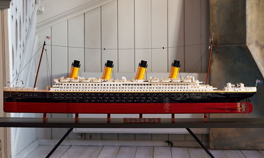 LEGO 10294 ICONS Titanic klocki elementy zabawa łączenie figurki akcesoria figurka zestaw