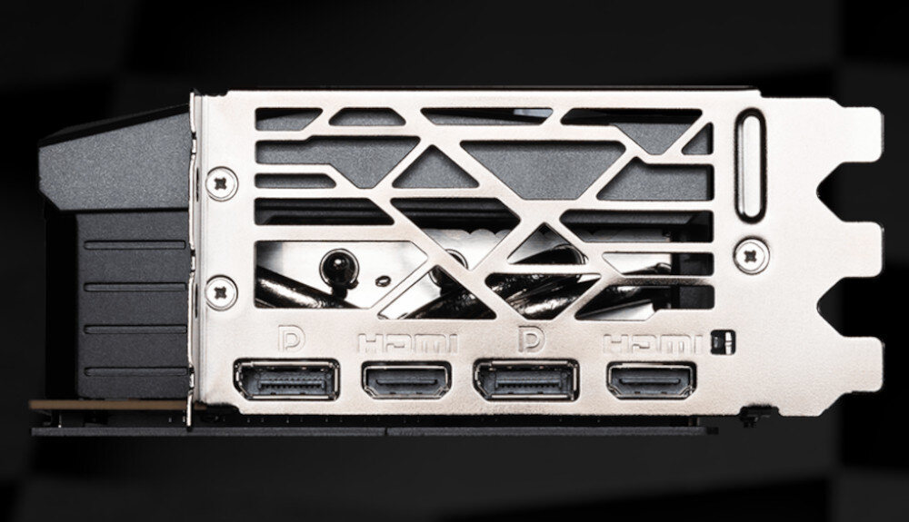 Karta graficzna MSI GeForce RTX 4090 Gaming X Slim 24GB złącze biblioteki porty