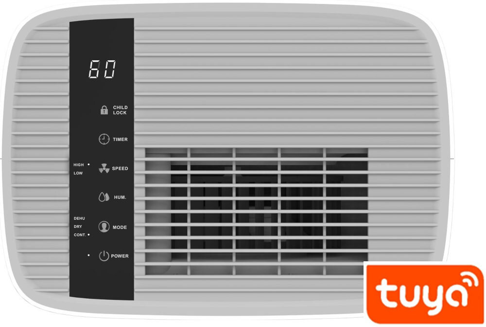 Osuszacz powietrza BLAUPUNKT ADH601 wyświelacz aplikacja tuya