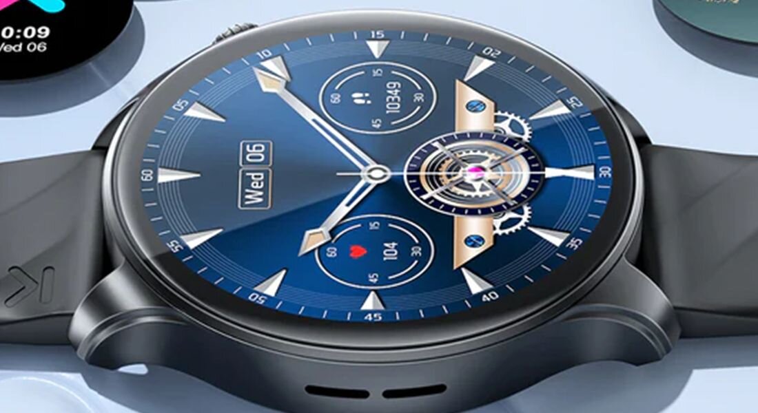 Smartwatch KUMI GW3 Pro ekran bateria czujniki zdrowie sport pasek ładowanie pojemność rozdzielczość łączność sterowanie krew puls rozmowy smartfon aplikacja
