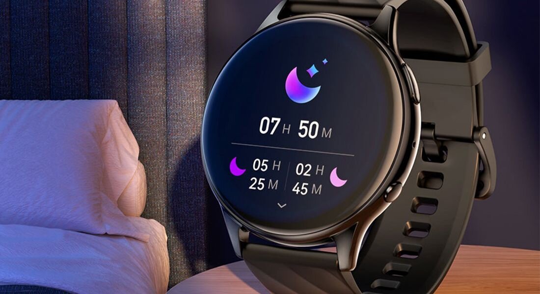 Smartwatch KUMI GW5 ekran bateria czujniki zdrowie sport pasek ładowanie pojemność rozdzielczość łączność sterowanie krew puls rozmowy smartfon aplikacja