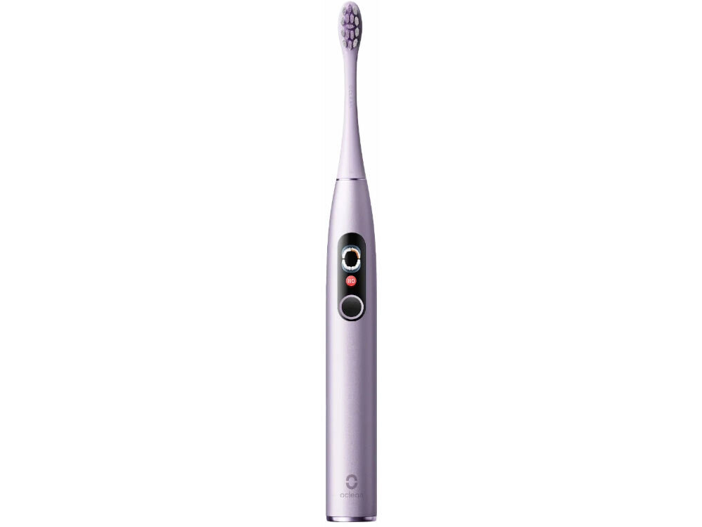Szczoteczka soniczna OCLEAN X Pro Digital Fioletowy czyste zęby