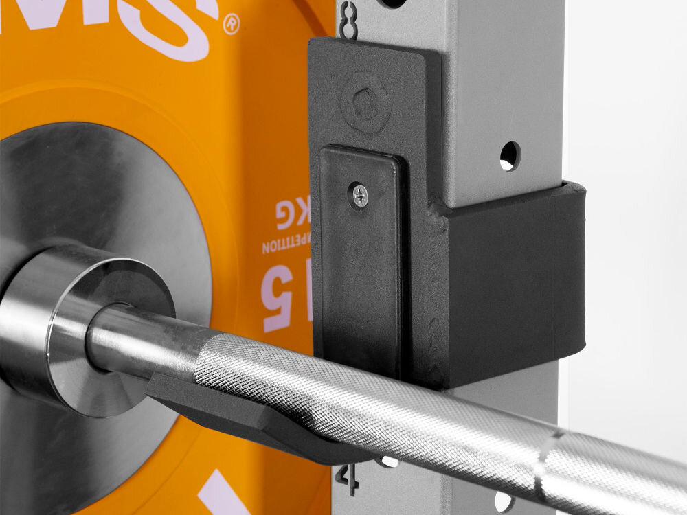 Klatka treningowa HMS KLT23 Srebrny haki pod gryf podpory