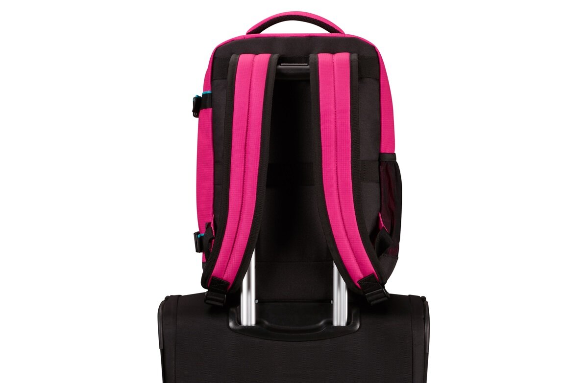 Wymiary do bagażu podręcznego, rozwiązanie smart sleeve, plecak American Tourister Take2Cabin S