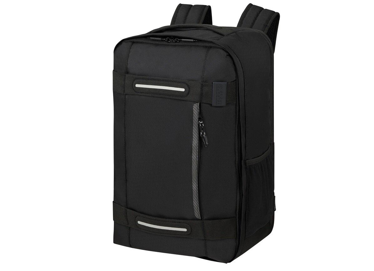 Wymiary do bagażu podręcznego, rozwiązanie smart sleeve, plecak American Tourister Urban Track