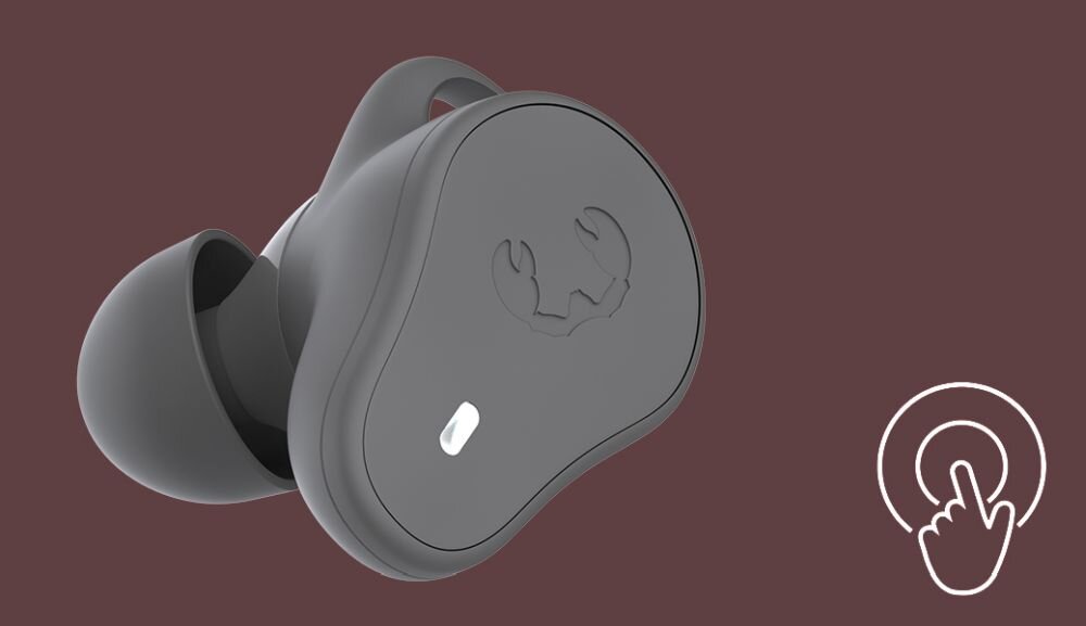 Słuchawki dokanałowe FRESH N REBEL Twins Move - sluchawki na tle - Klikalne sterowanie przyciskami, polaczenie telefoniczne, trening, zarzadzanie muzyka, rozmowy telefoniczne