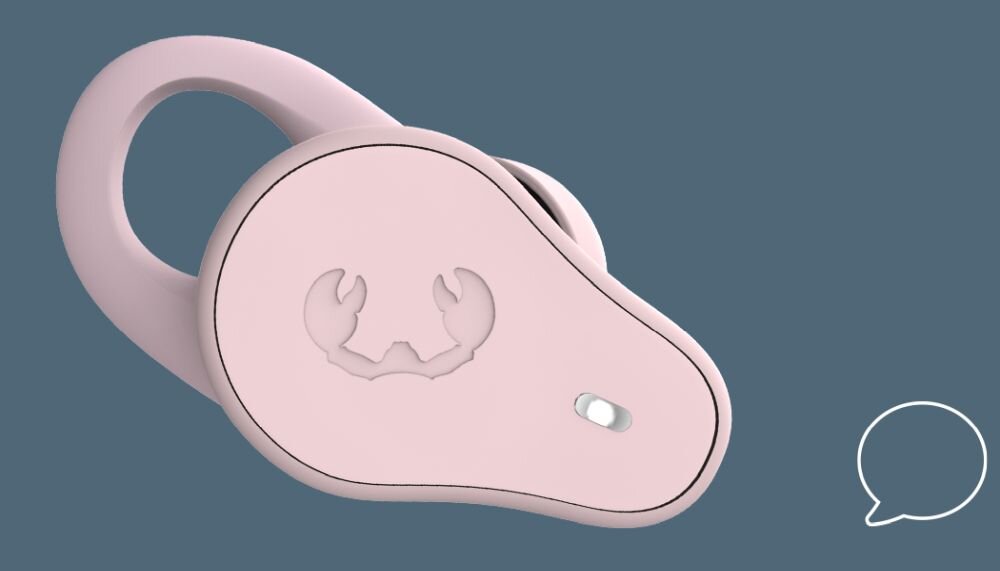 Słuchawki dokanałowe FRESH N REBEL Twins Move - sluchawki na tle - rozmowy, korzystanie, aktywacja, sterowanie, Asystent głosowy