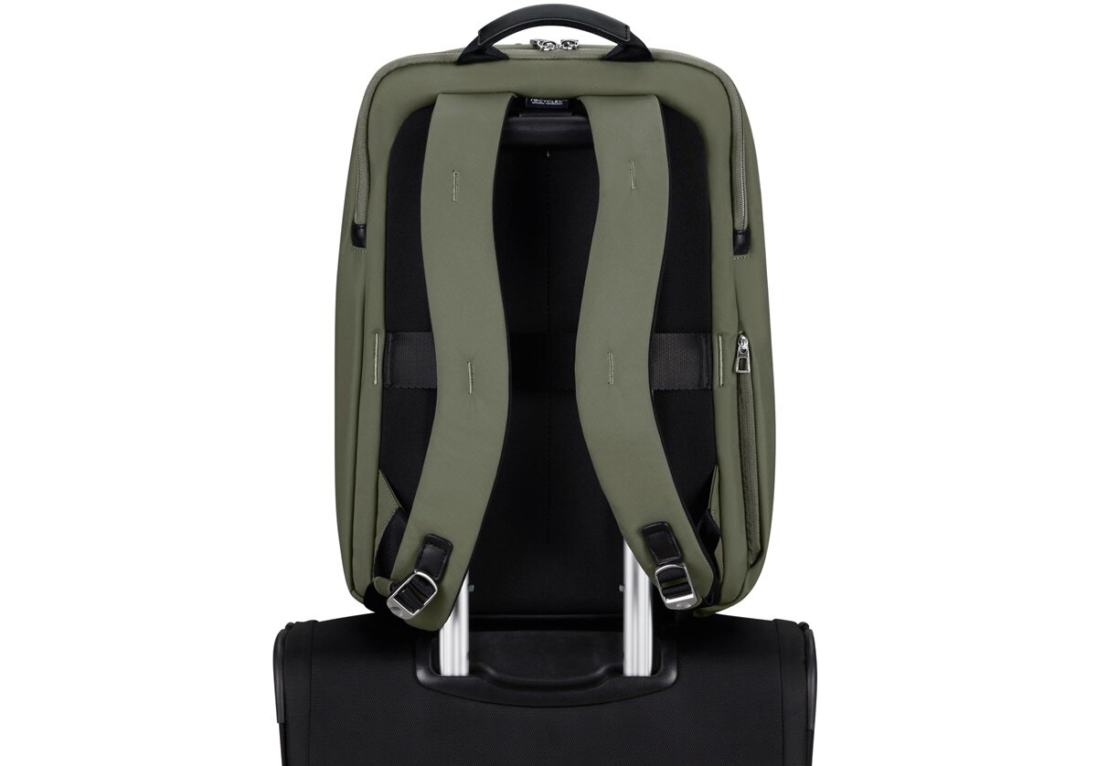 Komfort użytkowania, lekki, wyprofilowane szelki, smart sleeve, plecak Samsonite Ongoing 15.6'