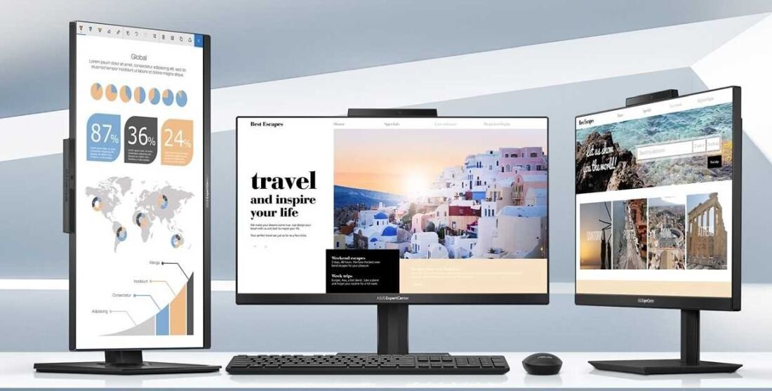 Komputer ASUS ExpertCenter E5 - Zasłona kamery internetowej
