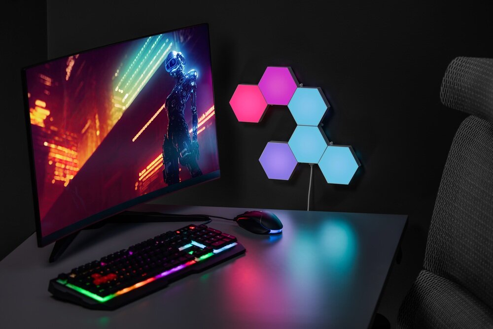 Panel świetlny TRACER Ambience Smart Hexagon opis