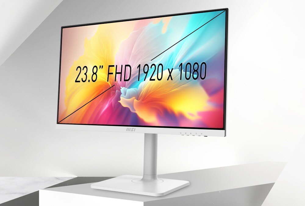 Monitor MSI Modern MD2412PW 23.8 1920x1080px IPS 100Hz 1 ms [MPRT] obraz jakość matryca rozdzielczość kolory