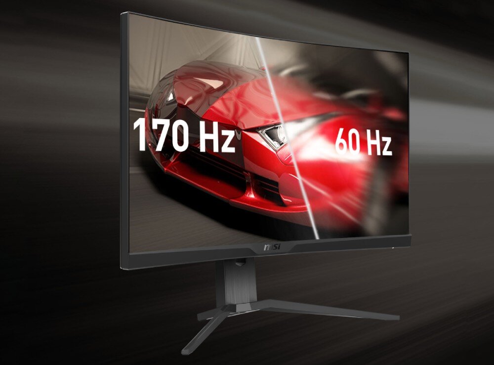 Monitor MSI MAG 325CQRF-QD 31.5 2560x1440px 170Hz 1 ms [GTG] Curved płynność odświeżanie czas reakcji