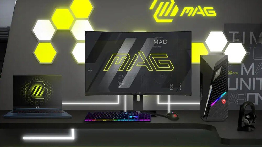 Monitor MSI MAG 325CQRF-QD 31.5 2560x1440px 170Hz 1 ms [GTG] Curved przełącznik KVM obsługa