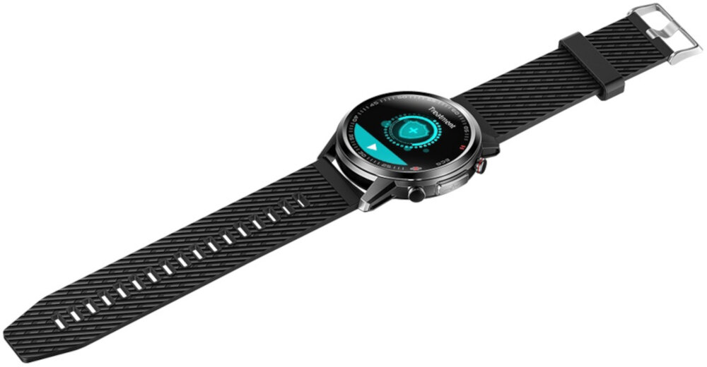 Smartwatch KUMI KU3 Pro Czarny odcytywanie sms powiadomien w mediach spolecznosciowych