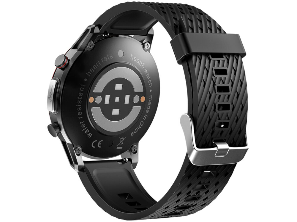 Smartwatch KUMI KU3 Pro Czarny wbudowany akumulator pojemnosc 280 mAh czas dzialania okolo 7 dni w stanie czuwania okolo 20 dni czas ladoania okolo 2 godziny kabel ladujacy USB-A/zlacze magnetyczne