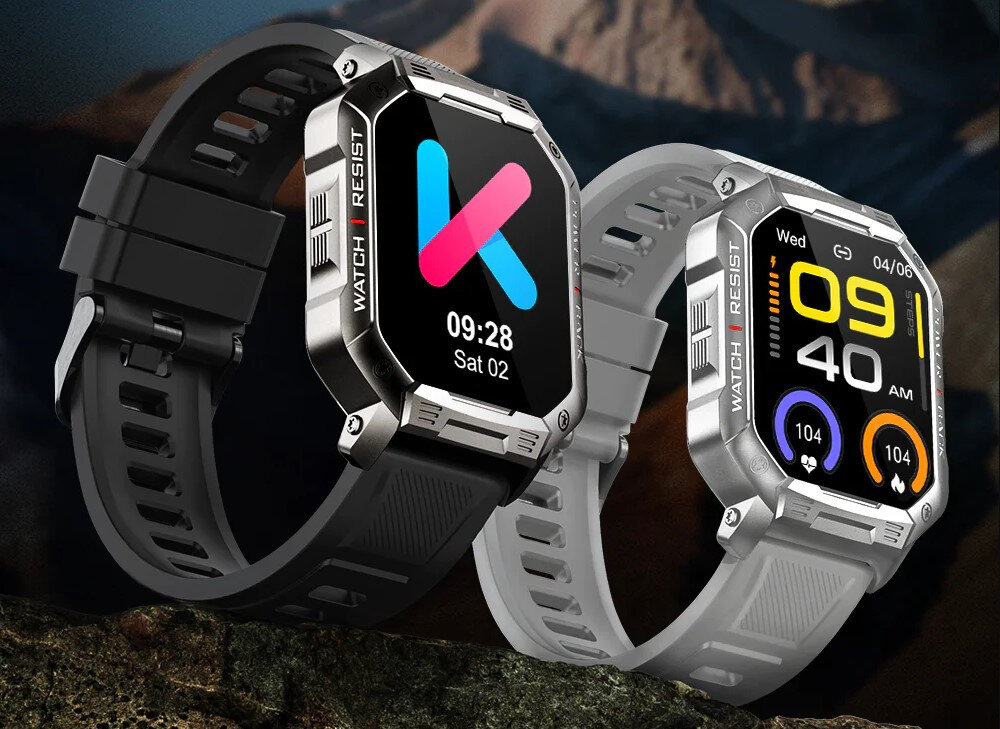 Smartwatch KUMI U3 Pro Miedziany elegancki design funkcjonalnyinnowacje technologiczne odczytywanie wiadomosci oplacenie rachunkow nadajniki Bluetooth i NFC synchronizacja przesylania danych dwie wersje kolorystyczne