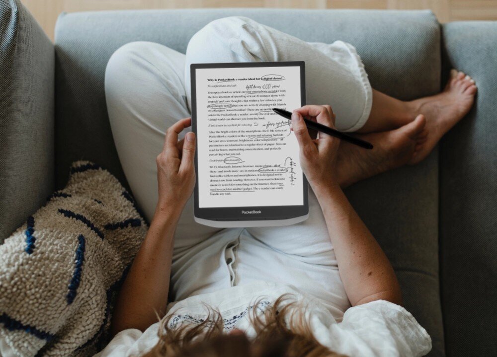Czytnik e-booków POCKETBOOK 1040D InkPad X Pro ekran podświetlenie rozdzielczość
