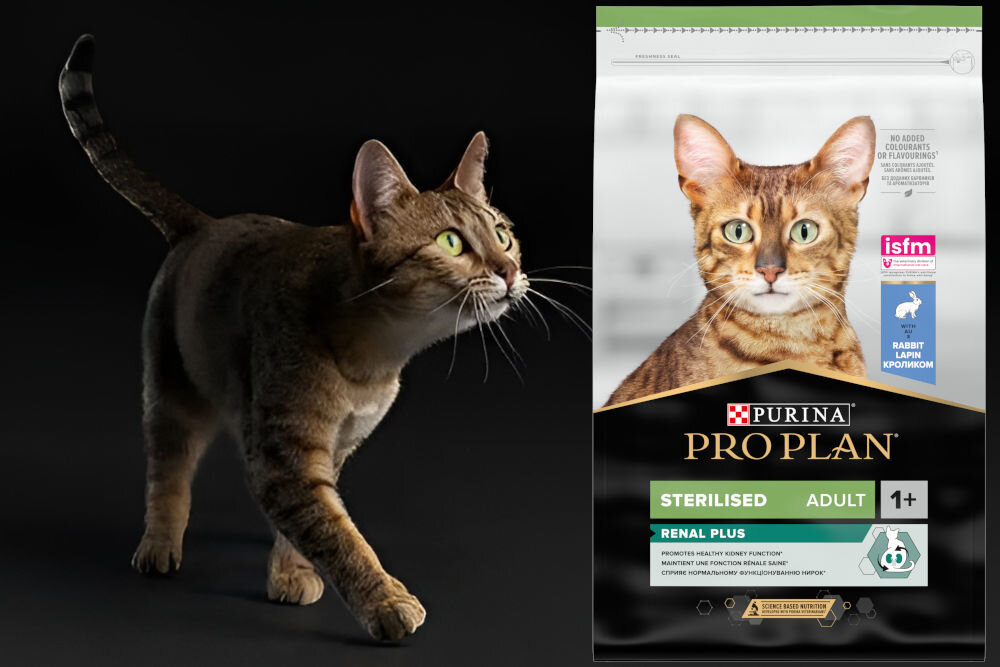 Karma dla kota PURINA Pro Plan Sterilised Renal Plus Królik 10 kg sklad zywienie