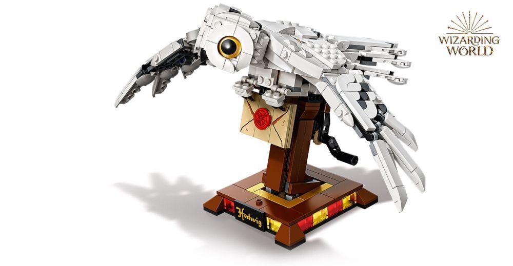 LEGO 75979 Harry Potter Hedwiga klocki elementy zabawa łączenie figurki akcesoria figurka zestaw
