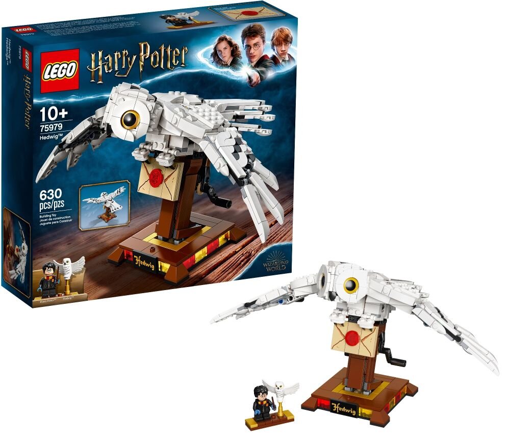 LEGO 75979 Harry Potter Hedwiga klocki elementy zabawa łączenie figurki akcesoria figurka zestaw