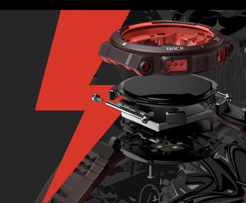 Smartwatch AMAZFIT Active Edge ekran bateria czujniki zdrowie sport pasek ładowanie pojemność rozdzielczość łączność sterowanie krew puls rozmowy smartfon aplikacja