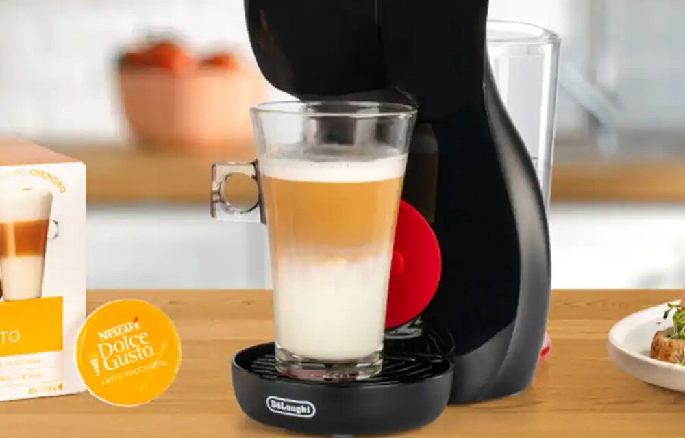Ekspres DELONGHI Dolce Gusto Piccolo XS Czarny Wysoka moc błyskawiczne nagrzewanie napój przygotowywanie smak