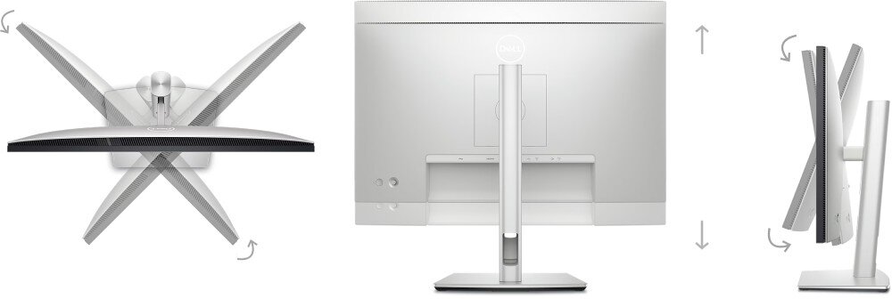 Monitor DELL UltraSharp U2424HE 23.8 1920x1080px IPS 120Hz ergonomia regulacja pozycja obudowa VESA