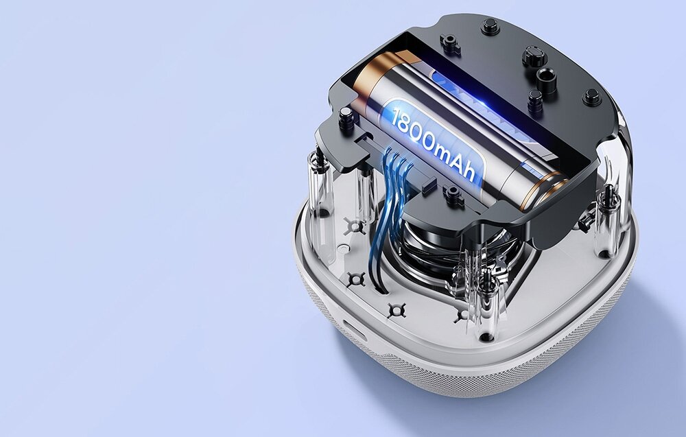 Głośnik mobilny BASEUS AeQur V2 czas pracy działanie odtwarzanie 