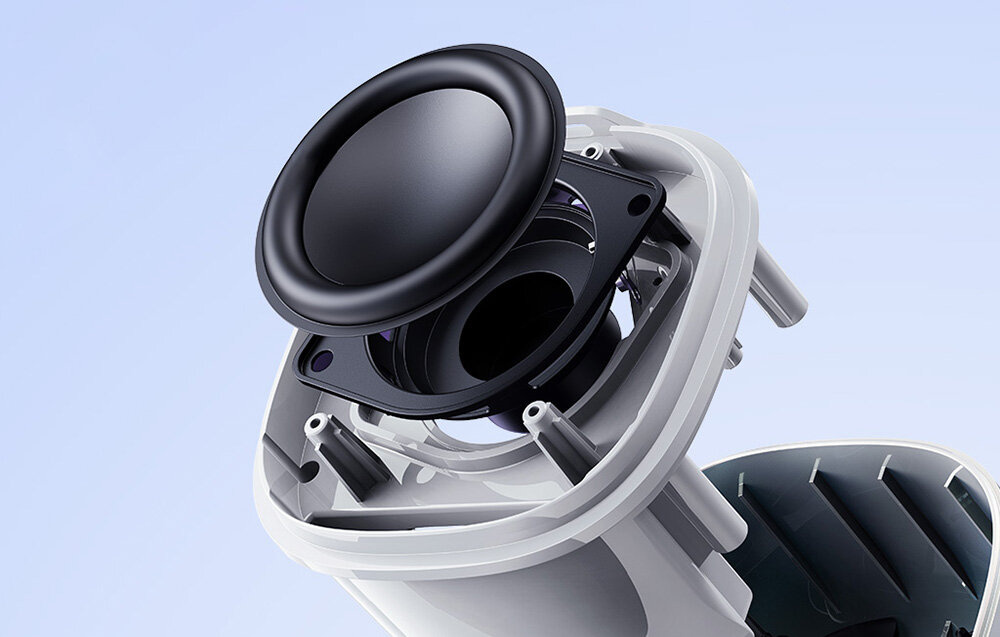 Głośnik mobilny BASEUS AeQur V2 jakość dźwięk piosenki detale